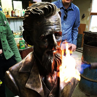 Judge Criss Bronze Bust Project