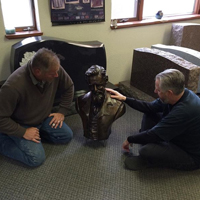 Judge Criss Bronze Bust Project