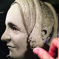 Mary Shelley Bronze Bust Project