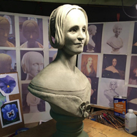 Mary Shelley Bronze Bust Project