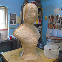 Mary Shelley Bronze Bust Project