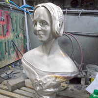 Mary Shelley Bronze Bust Project