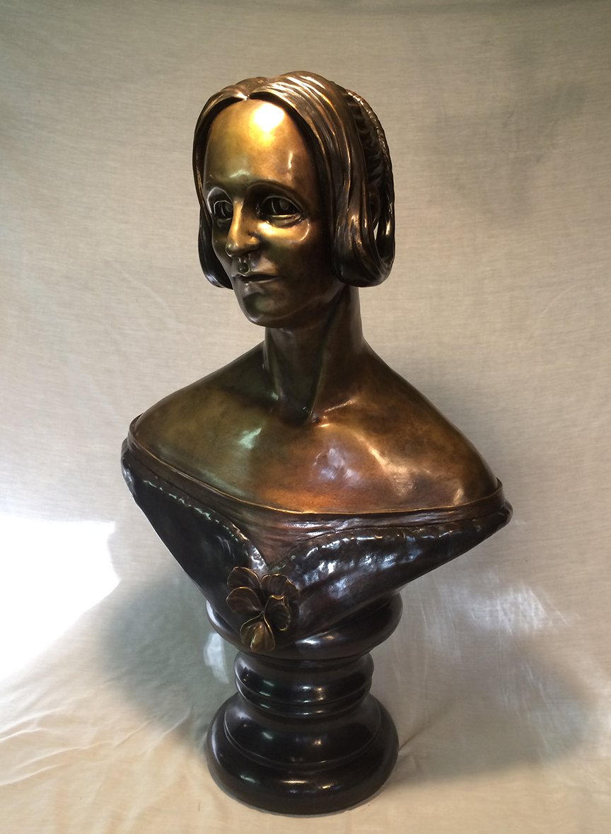 MARY SHELLEY BUST ARTIST PROOF